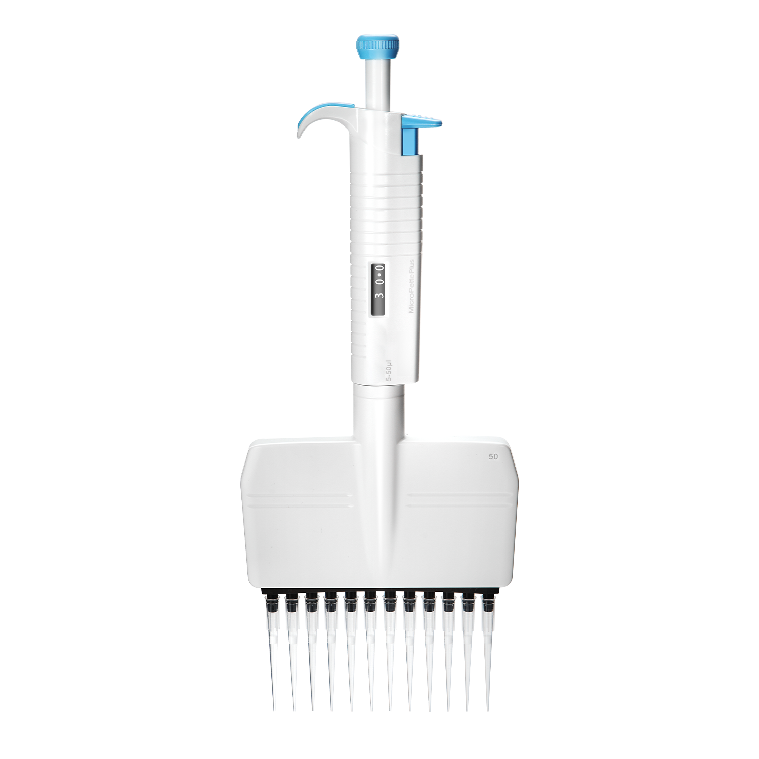 Дозатор 5-50 мкл 12-канальный (MicroPette Plus).М Китай